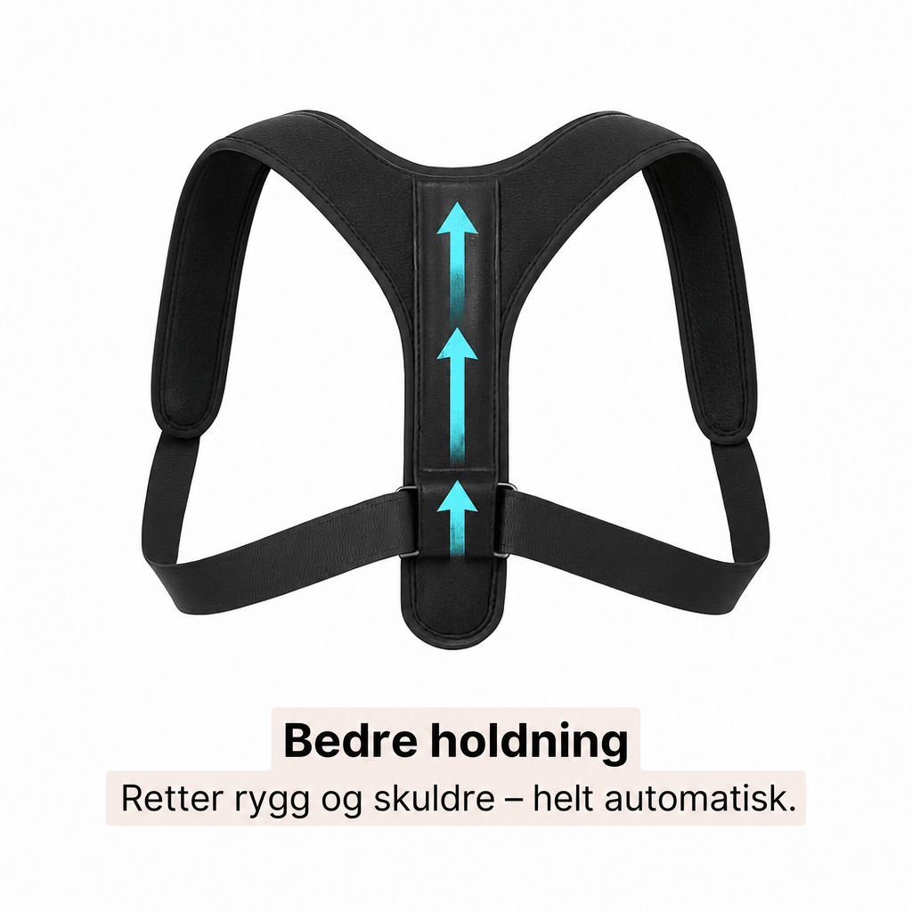 Holdningskorrigerende Ryggstøtte for Menn og Kvinner - AVABeauty.no