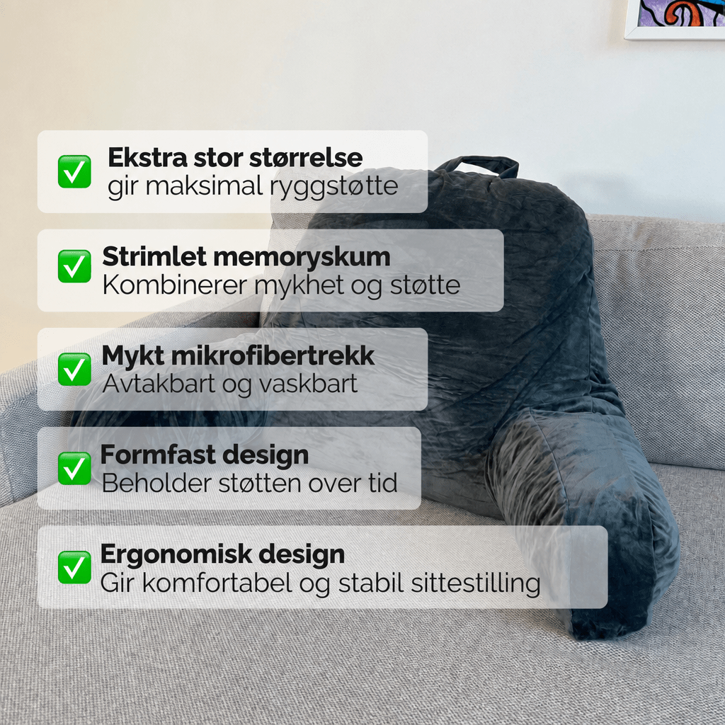 Husband Pillow – Den ultimate lesestøtteputen - AVABeauty.no