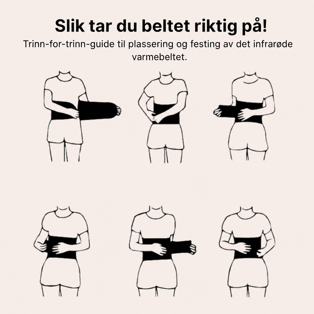 Infrarød varmepude til ryggen - AVABeauty.no