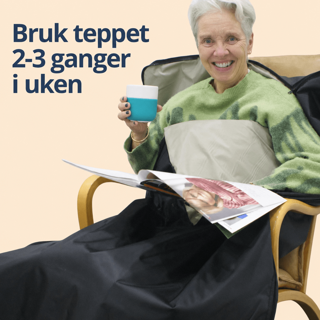 Infrarødt saunateppe med 2 soner (PAKKETILBUD 2 STK.) - AVABeauty.no