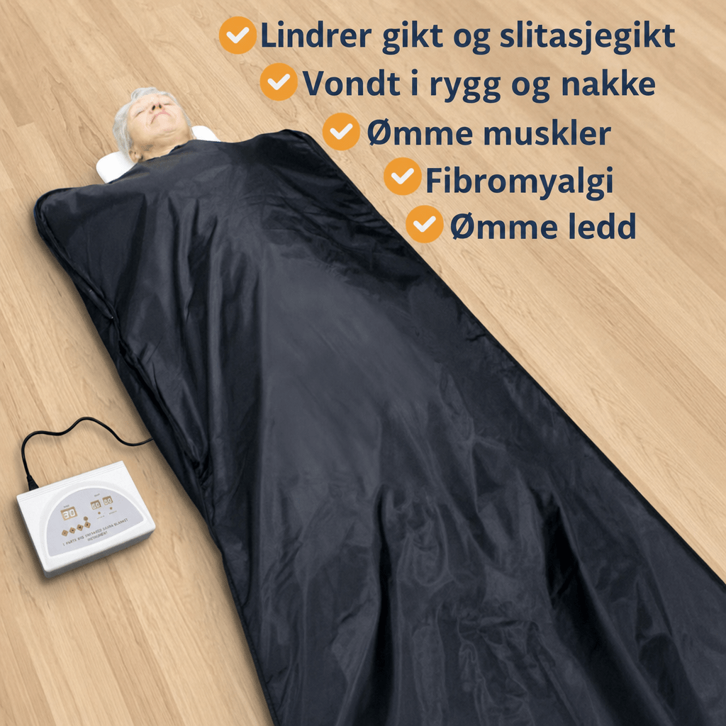 Infrarødt saunateppe med 2 soner (PAKKETILBUD 2 STK.) - AVABeauty.no