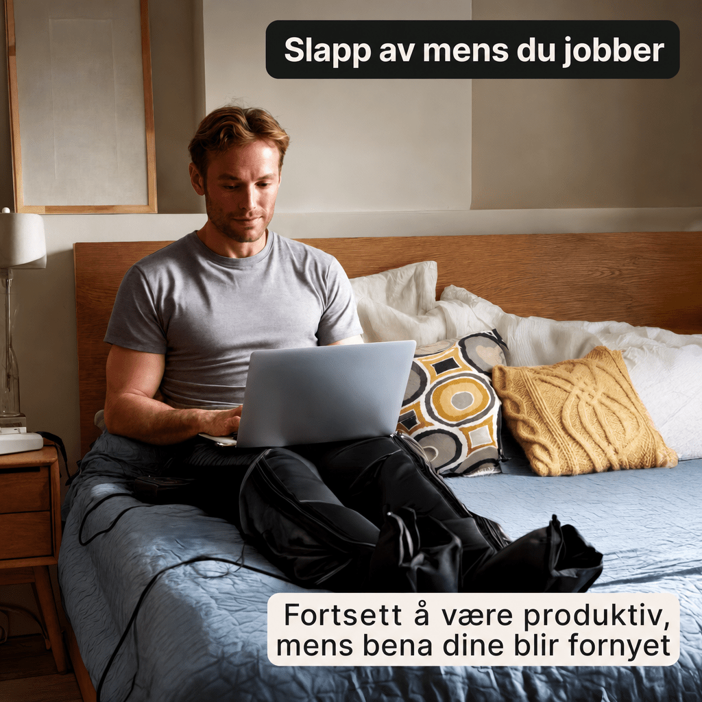 LegRelief Pro – Benmassasje med kompresjon - AVABeauty.no