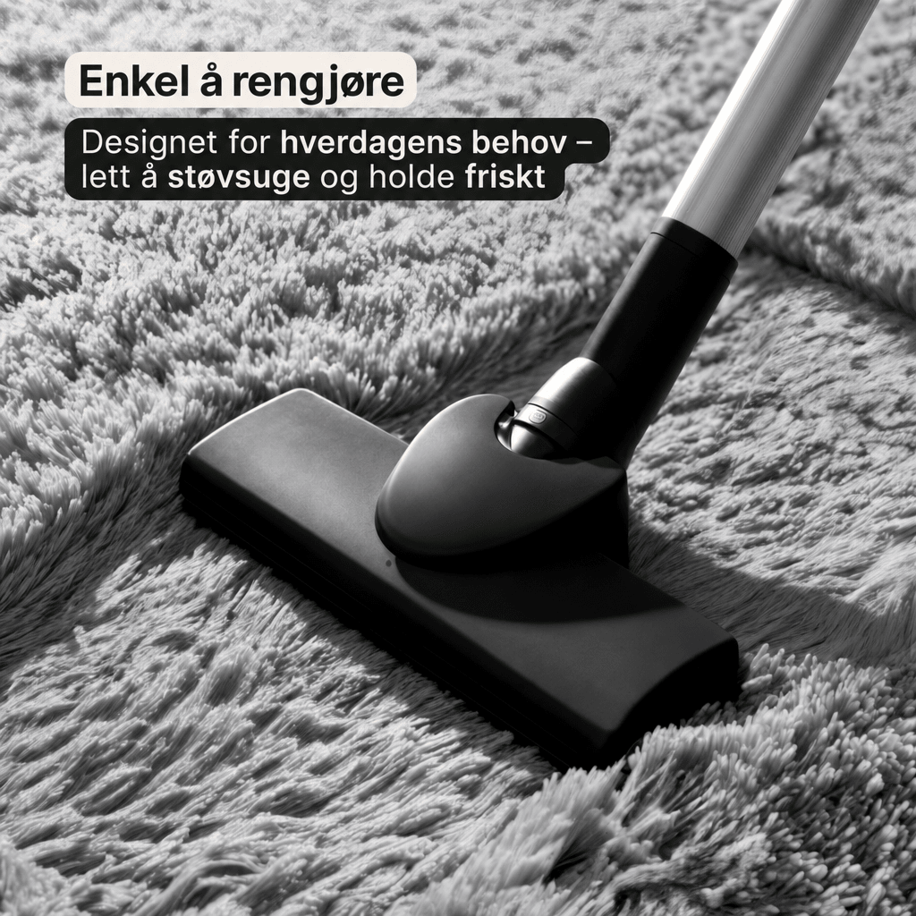 Luksuriøst Fluffy Teppe – Mykt og sklisikkert til enhver innredning - AVABeauty.no