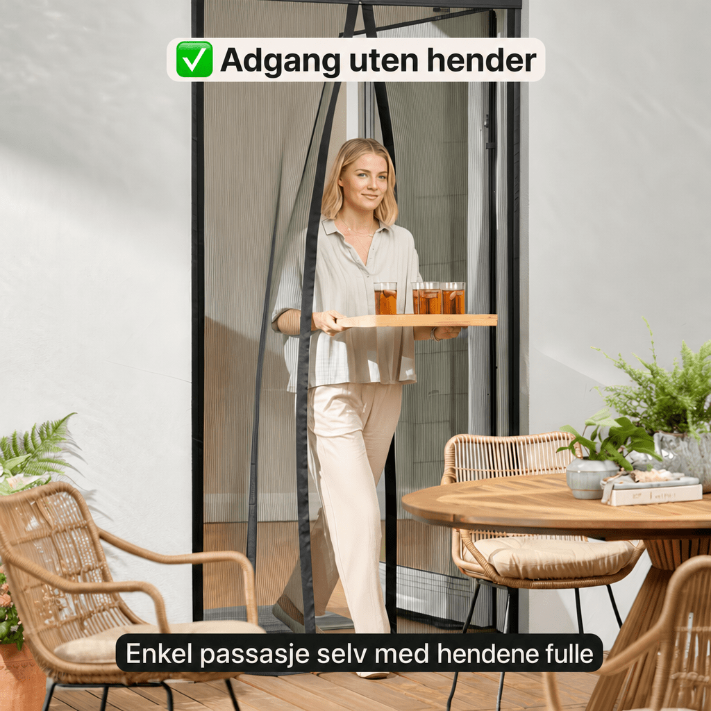 Magnetisk skjermDør – Holder insekter ute - AVABeauty.no