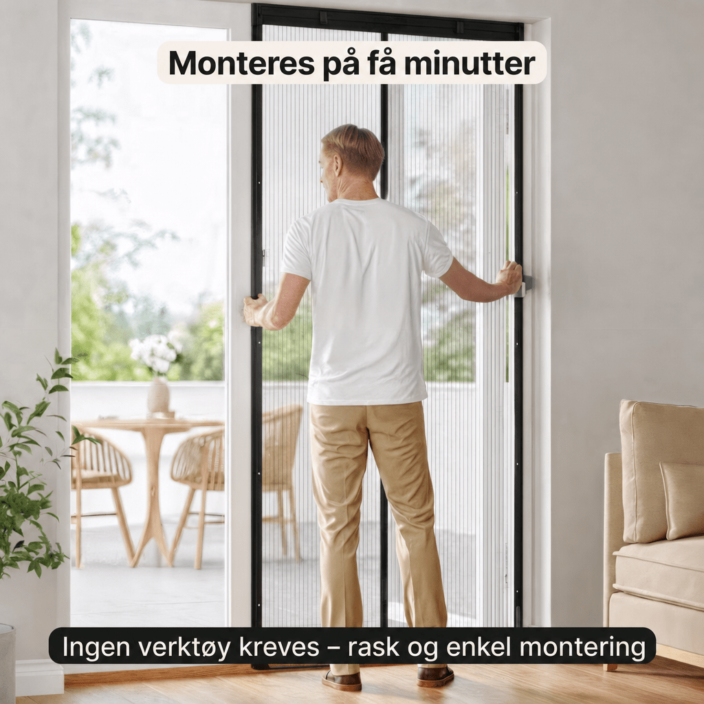 Magnetisk skjermDør – Holder insekter ute - AVABeauty.no