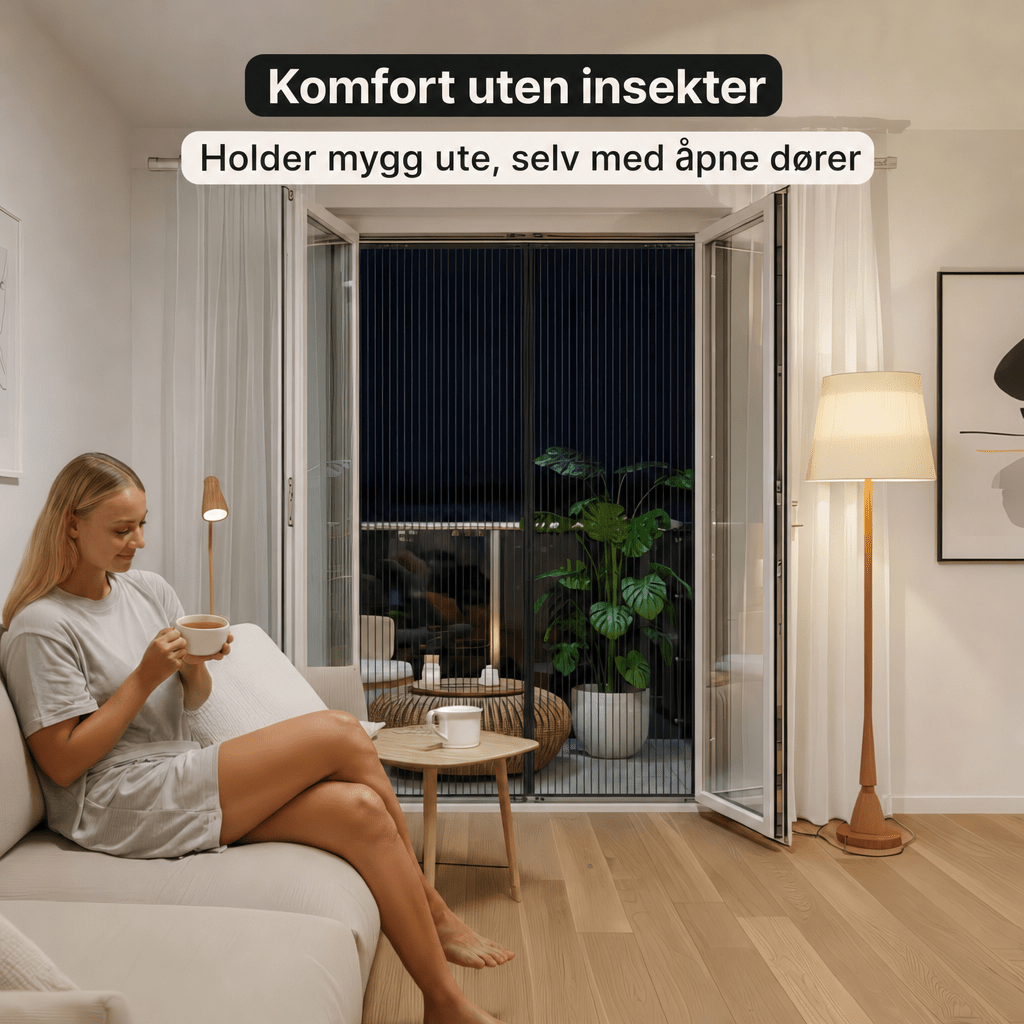Magnetisk skjermDør – Holder insekter ute - AVABeauty.no