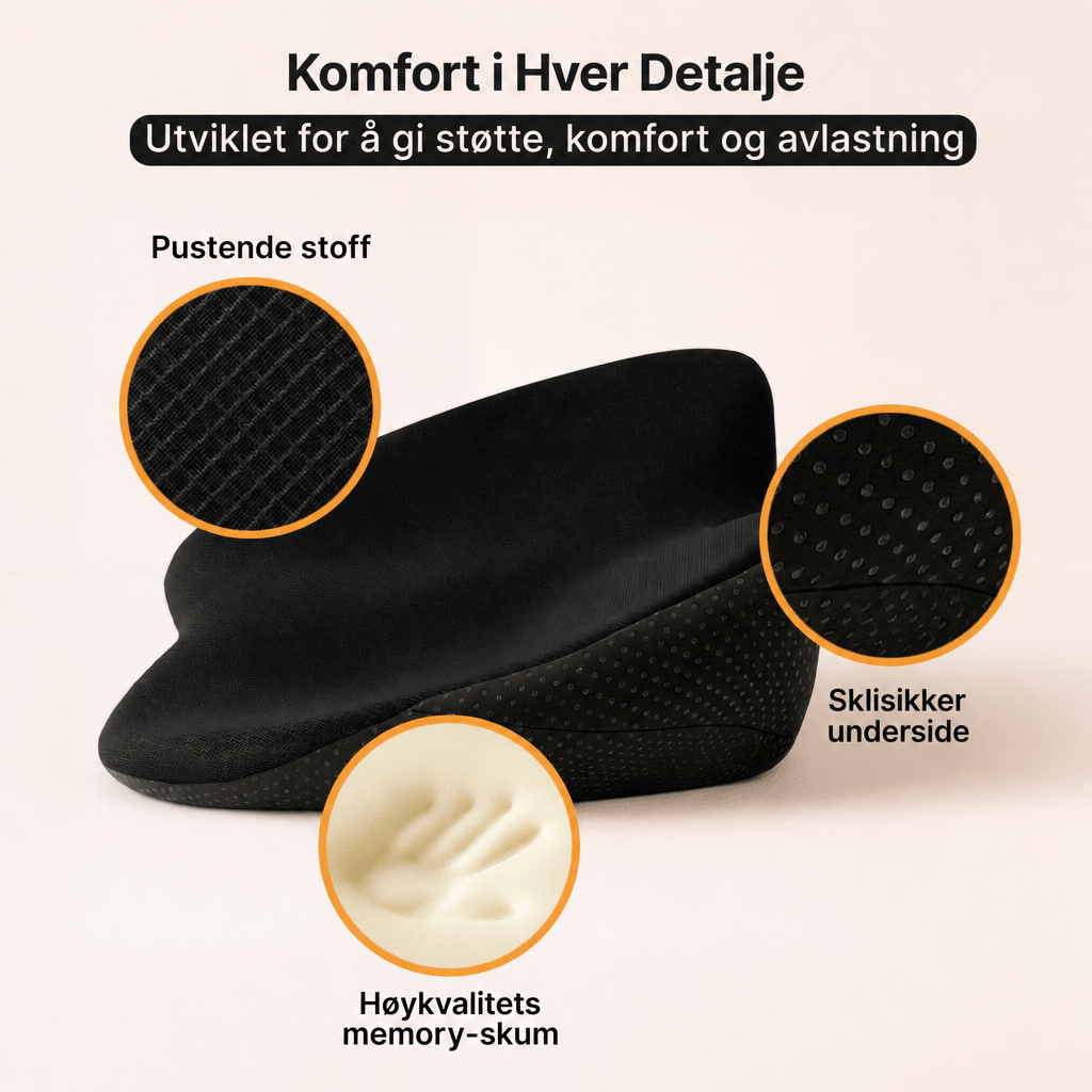 Memory foam setepute til bil - AVABeauty.no
