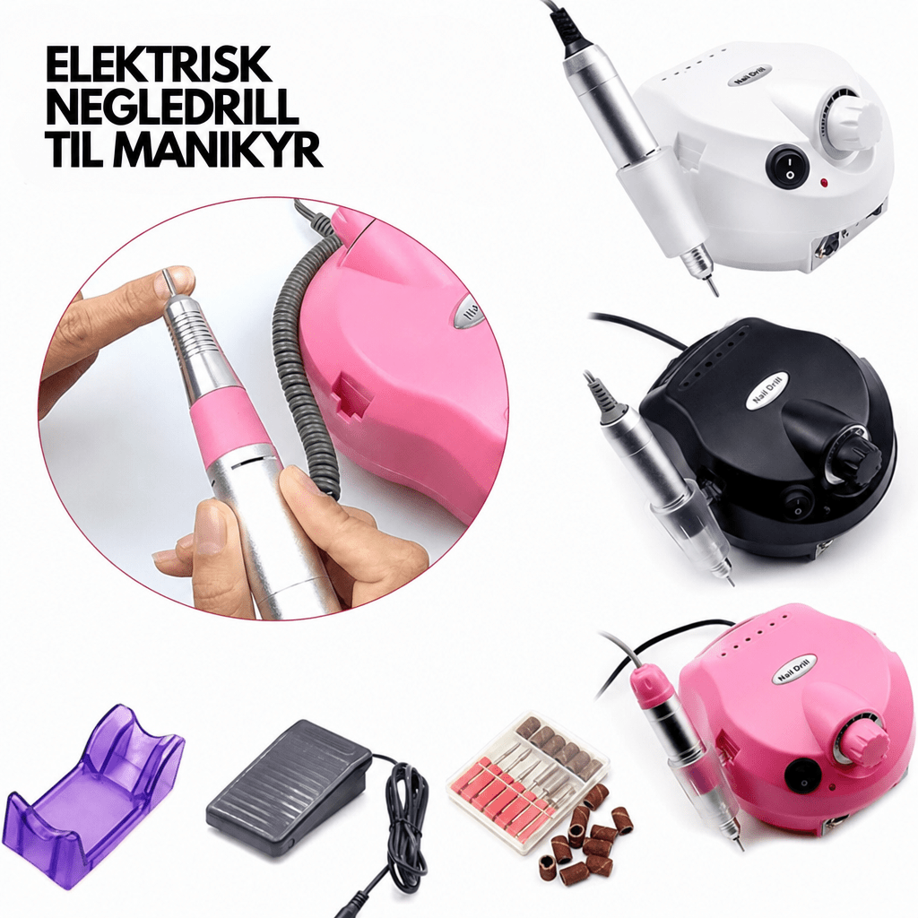 NailMaster Pro - Justerbar hastighet og flere redskaper - AVABeauty.no