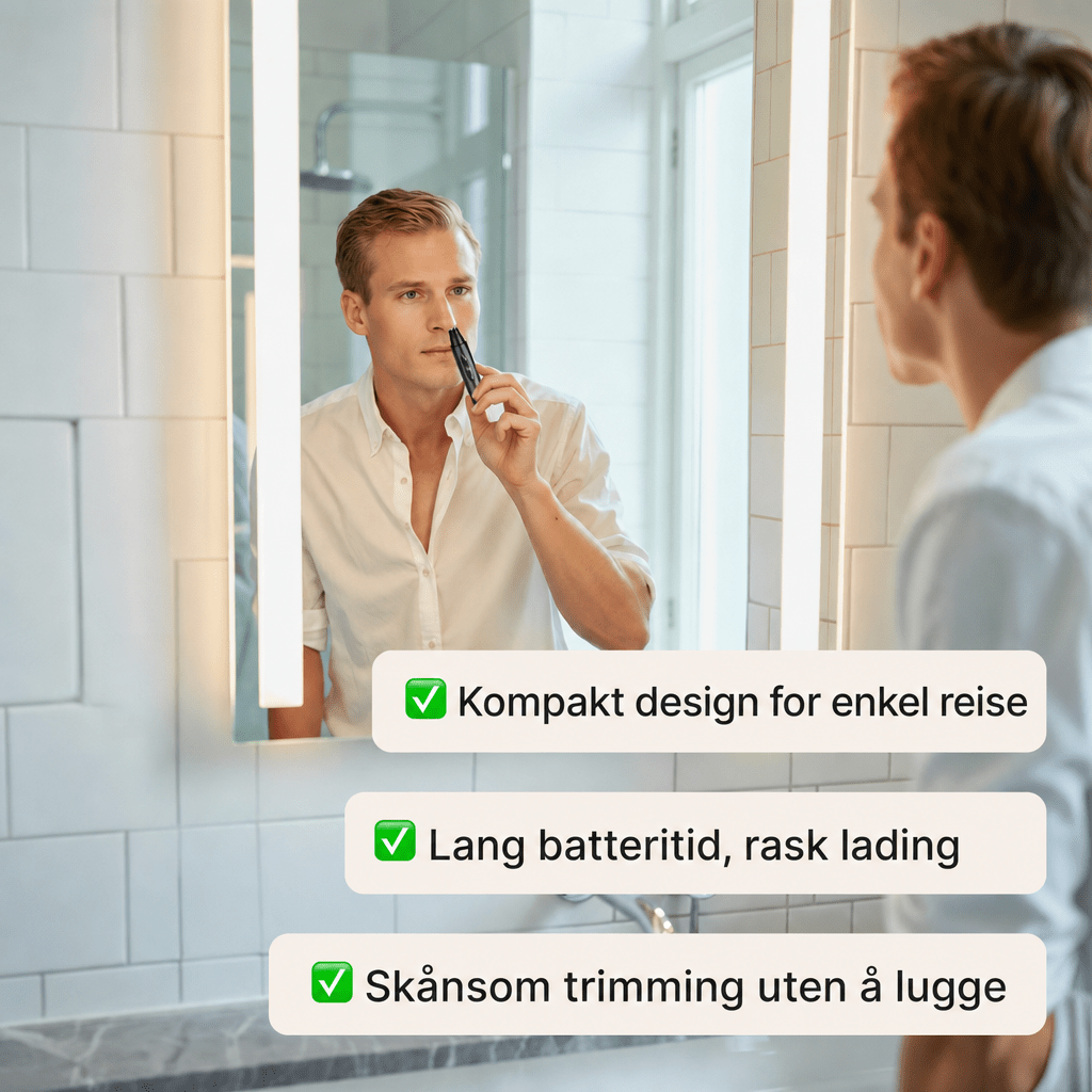 Nesehårstrimmer – Elektrisk barberapparat - AVABeauty.no