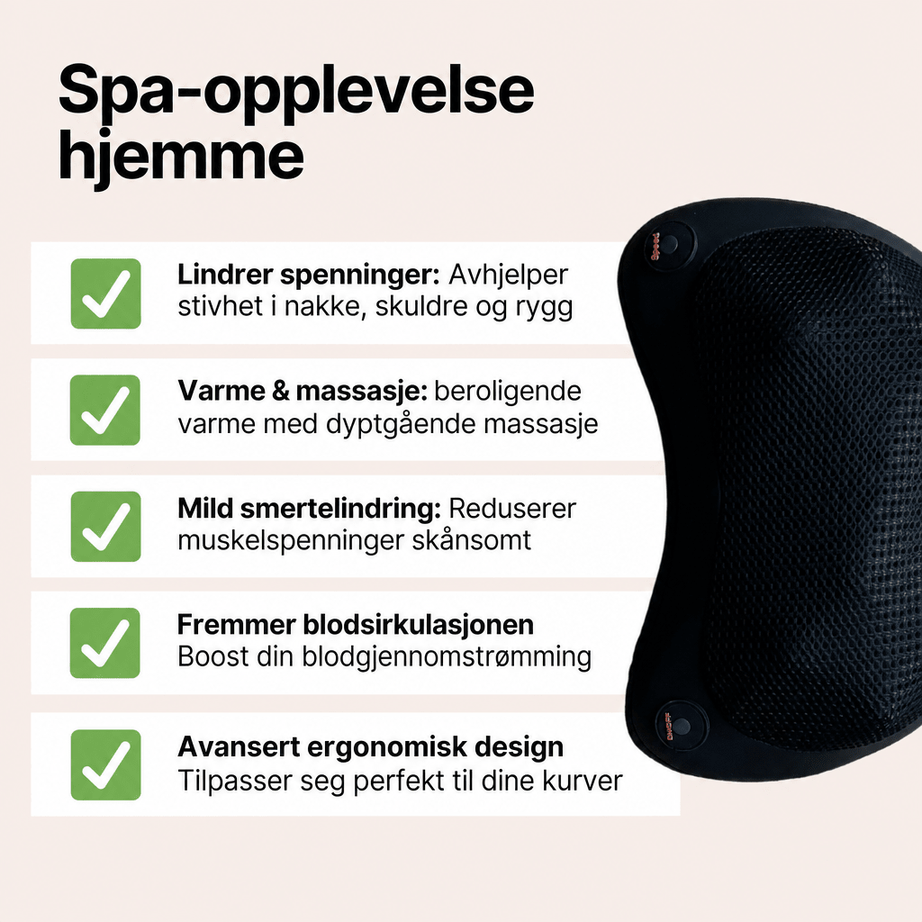 RelaxFlex Massasjepute - Lindrer muskelspenninger og forbedrer blodsirkulasjonen - AVABeauty.no