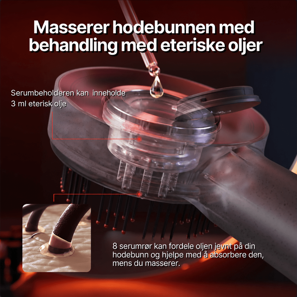 RelaxScalp Pro – Optimal avslapning og effektiv hårpleie for tykkere, sunnere hår - AVABeauty.no