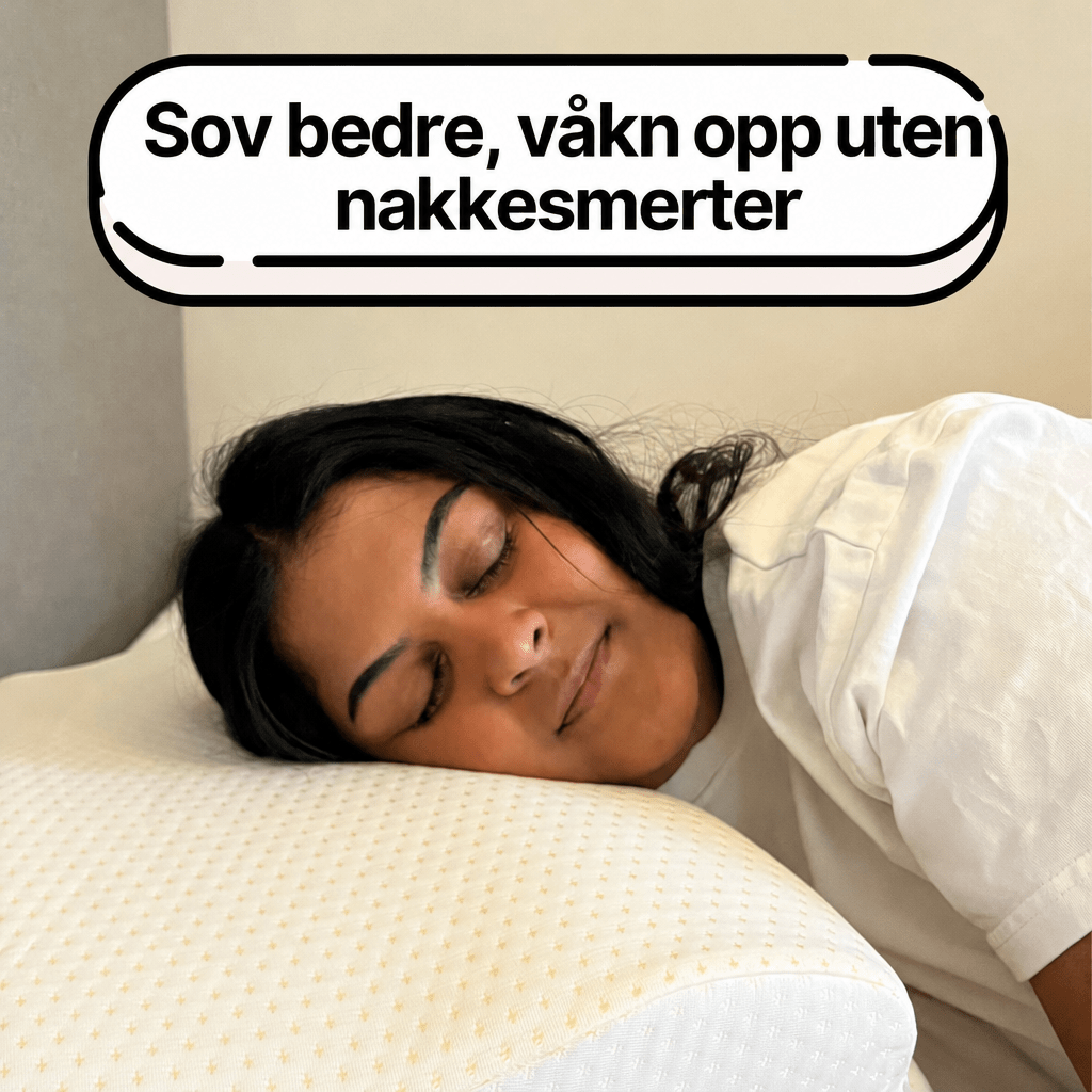 RestEasy Ergonomisk – Memory Foam Nakkepute - AVABeauty.no