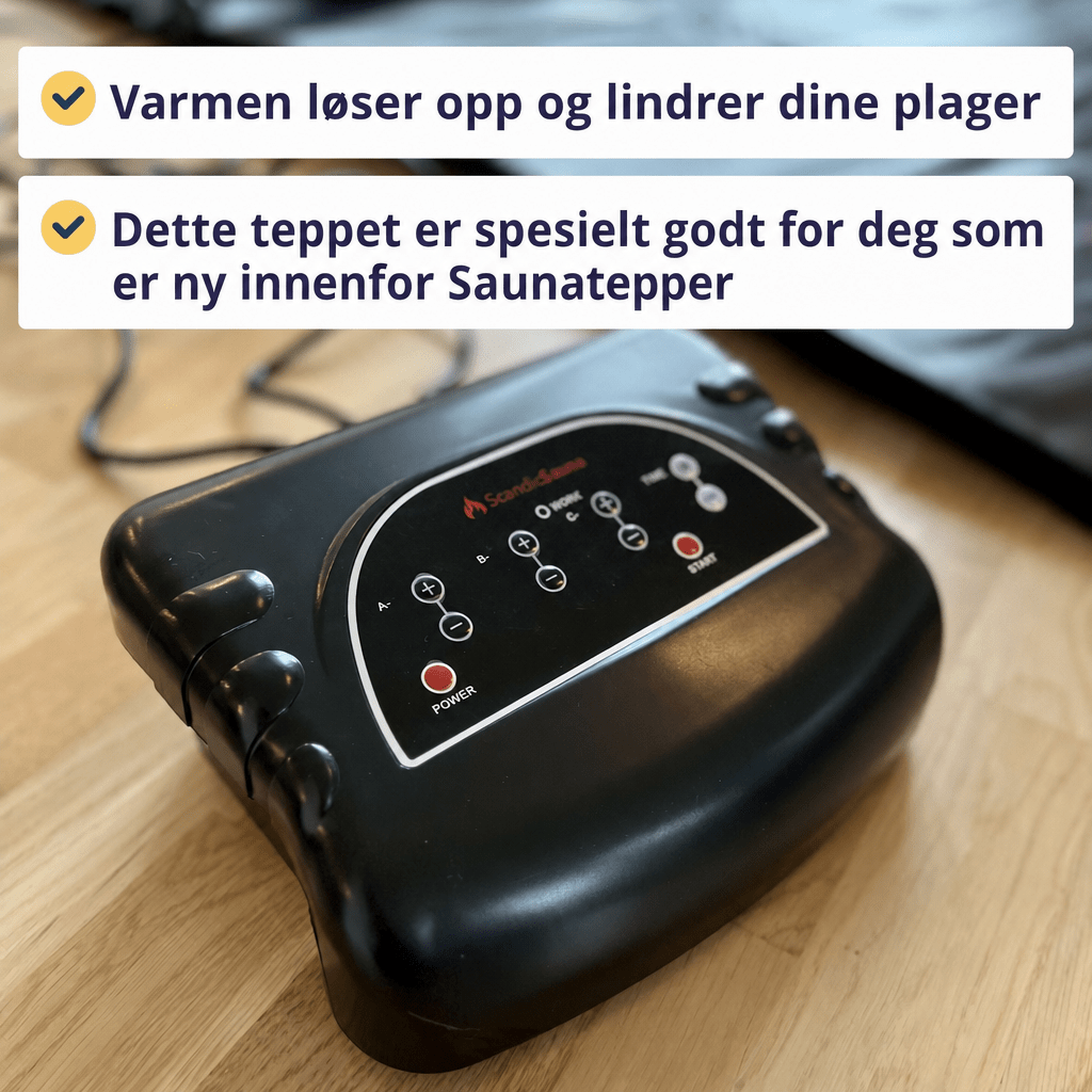 ScandicSauna™ - Infrarød Saunateppe Pro - AVABeauty.no
