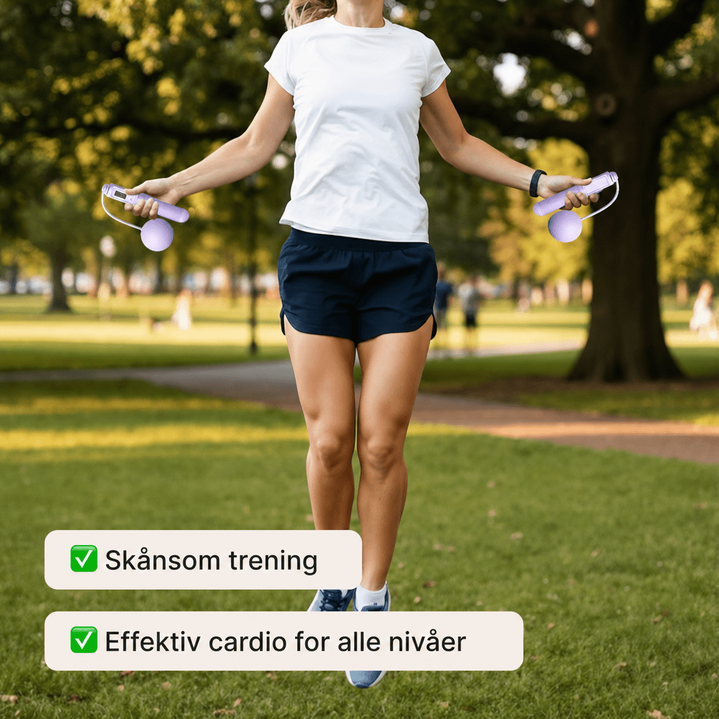 Sjippetau av ståltråd for voksne med to formål, vektbærende, intelligent telling, elektronisk, trådløst ball - sjippetau for sport - AVABeauty.no