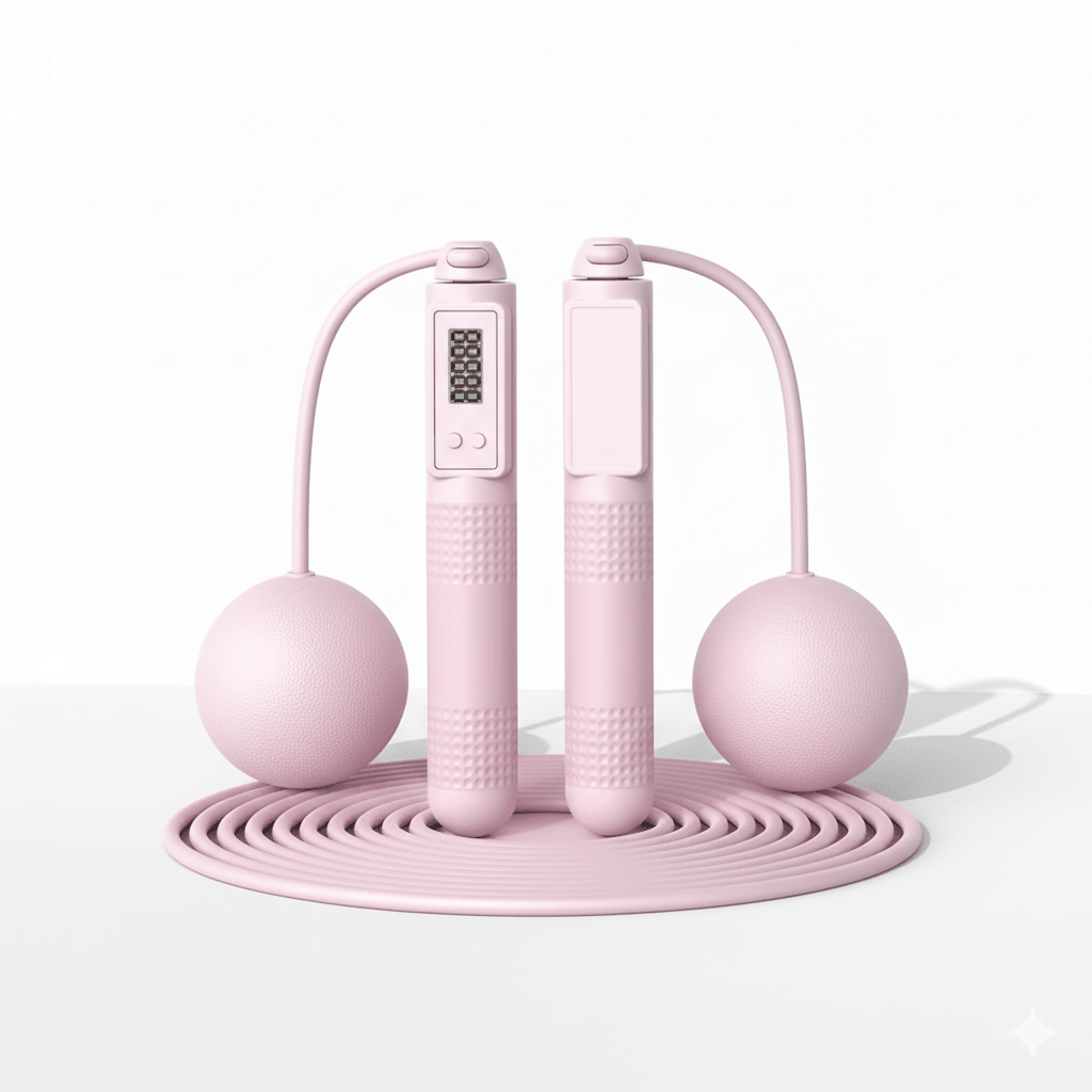 Sjippetau av ståltråd for voksne med to formål, vektbærende, intelligent telling, elektronisk, trådløst ball - sjippetau for sport - AVABeauty.no