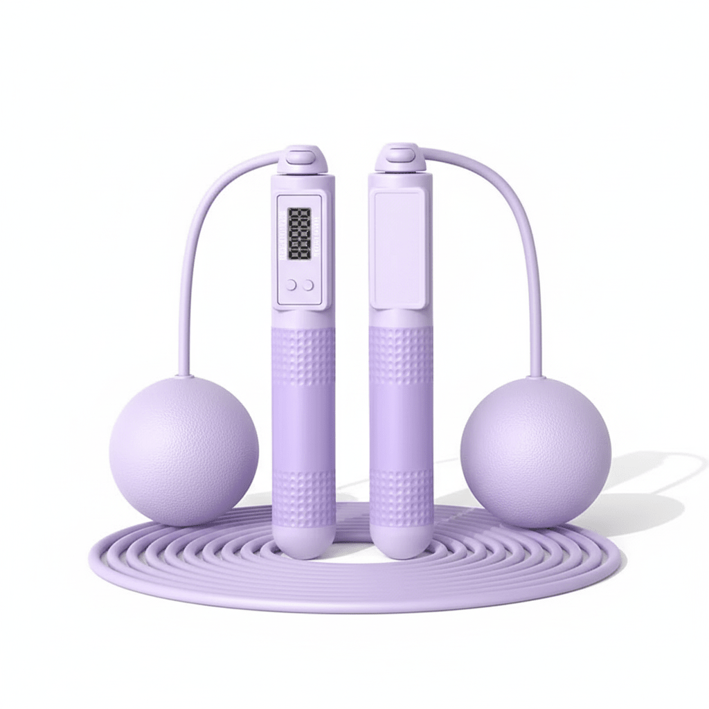 Sjippetau av ståltråd for voksne med to formål, vektbærende, intelligent telling, elektronisk, trådløst ball - sjippetau for sport - AVABeauty.no