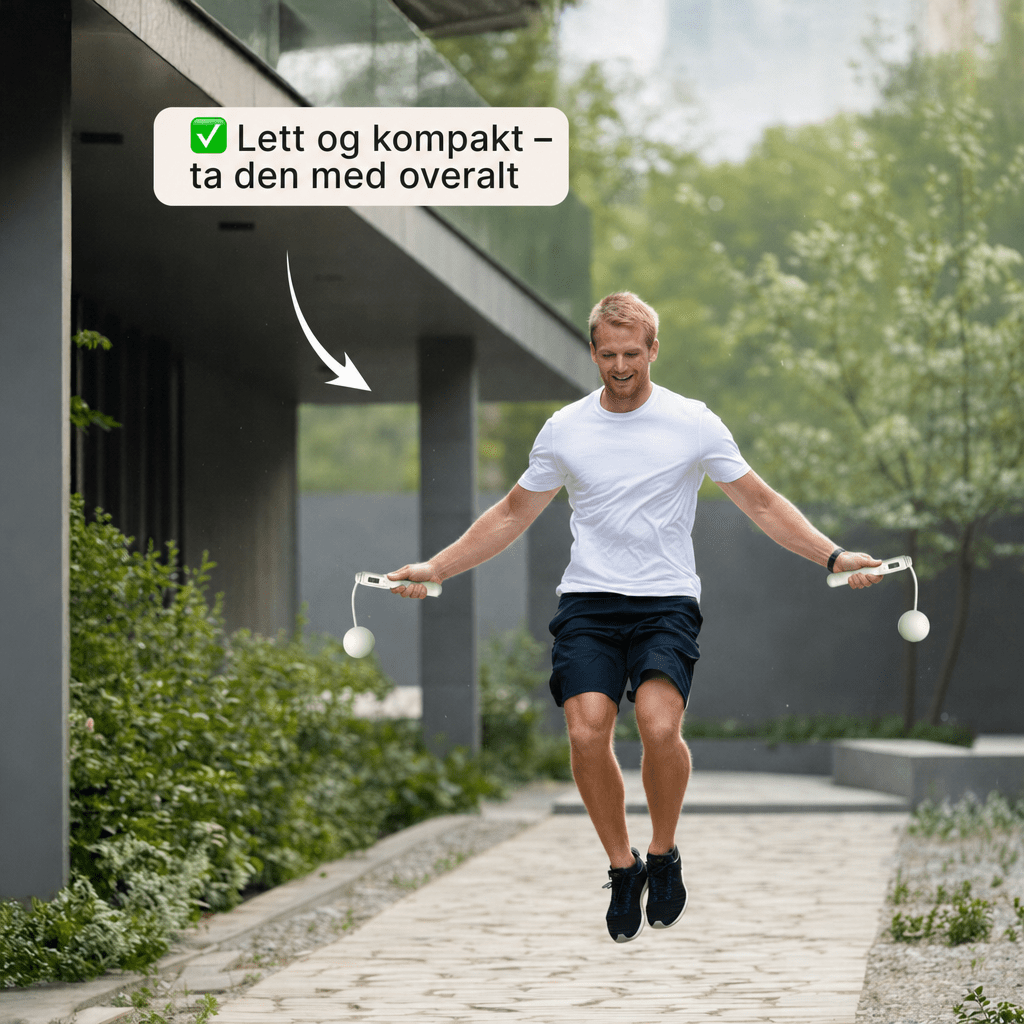 Sjippetau av ståltråd for voksne med to formål, vektbærende, intelligent telling, elektronisk, trådløst ball - sjippetau for sport - AVABeauty.no