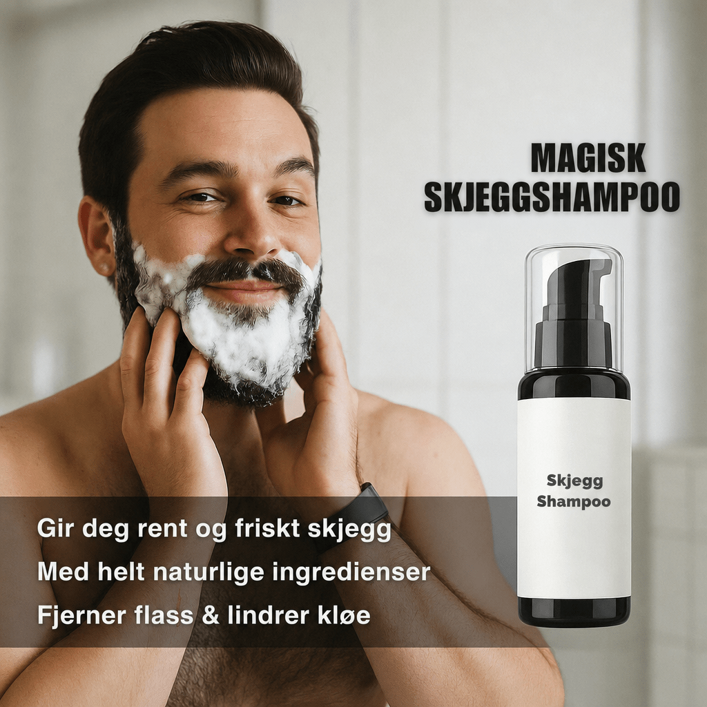 Skjeggpleiesett (Perfekt for mannen) – Komplett skjeggpleiekit - AVABeauty.no