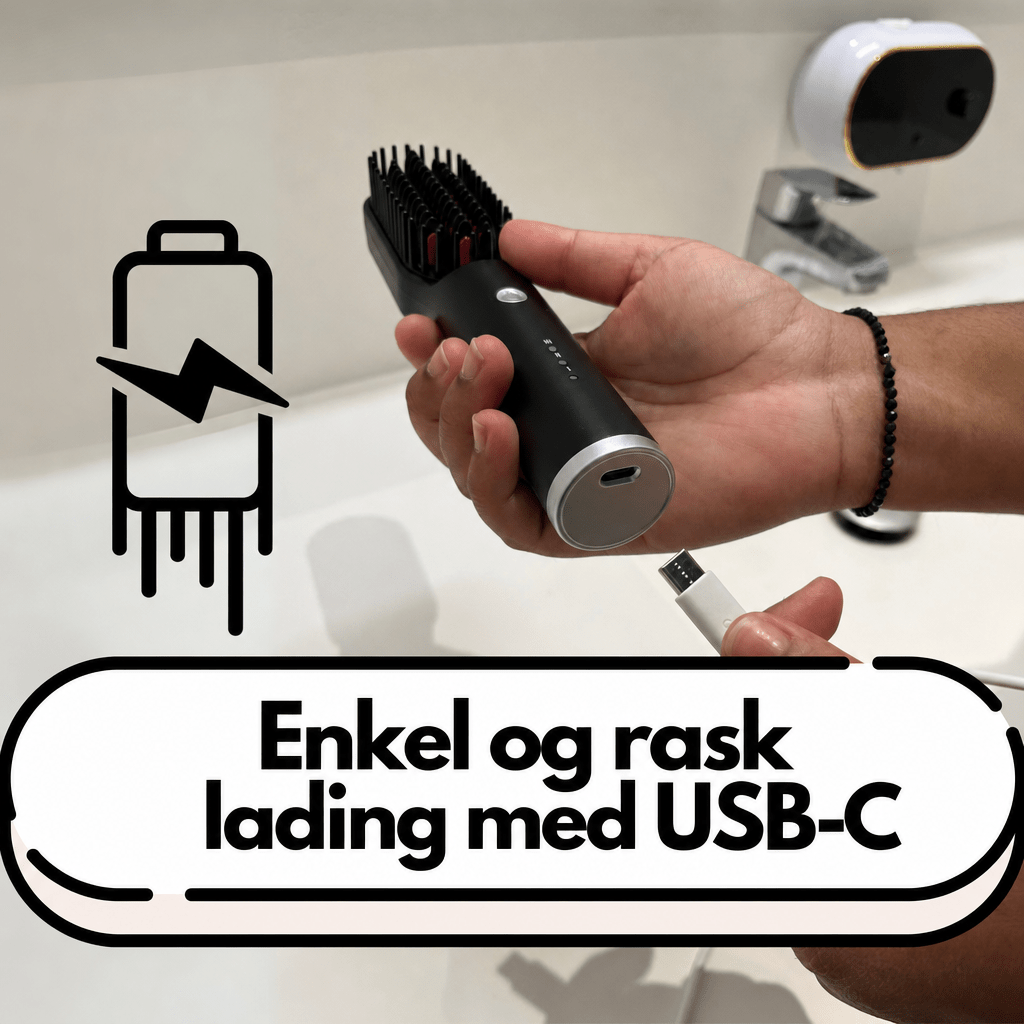 SmoothStyler Varmebørste for glatting - AVABeauty.no