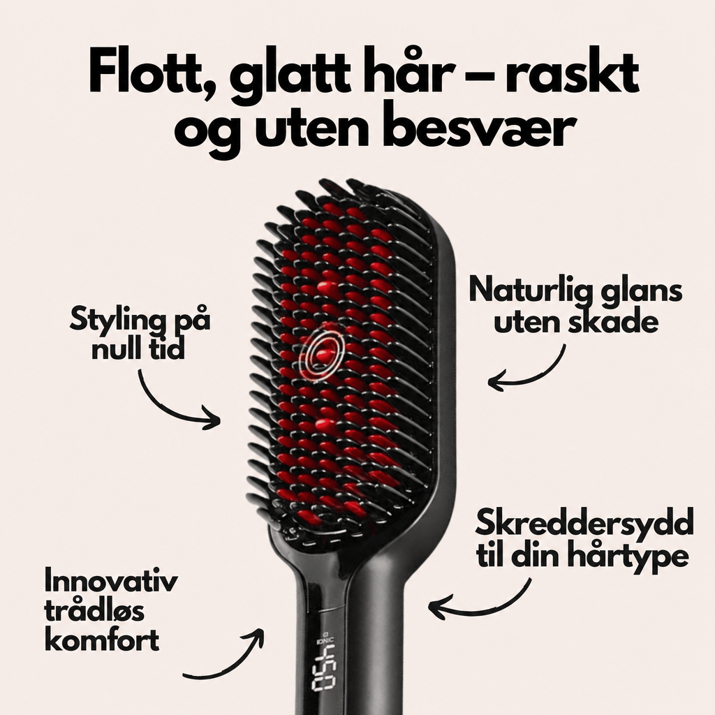 SmoothStyler Varmebørste for glatting - AVABeauty.no