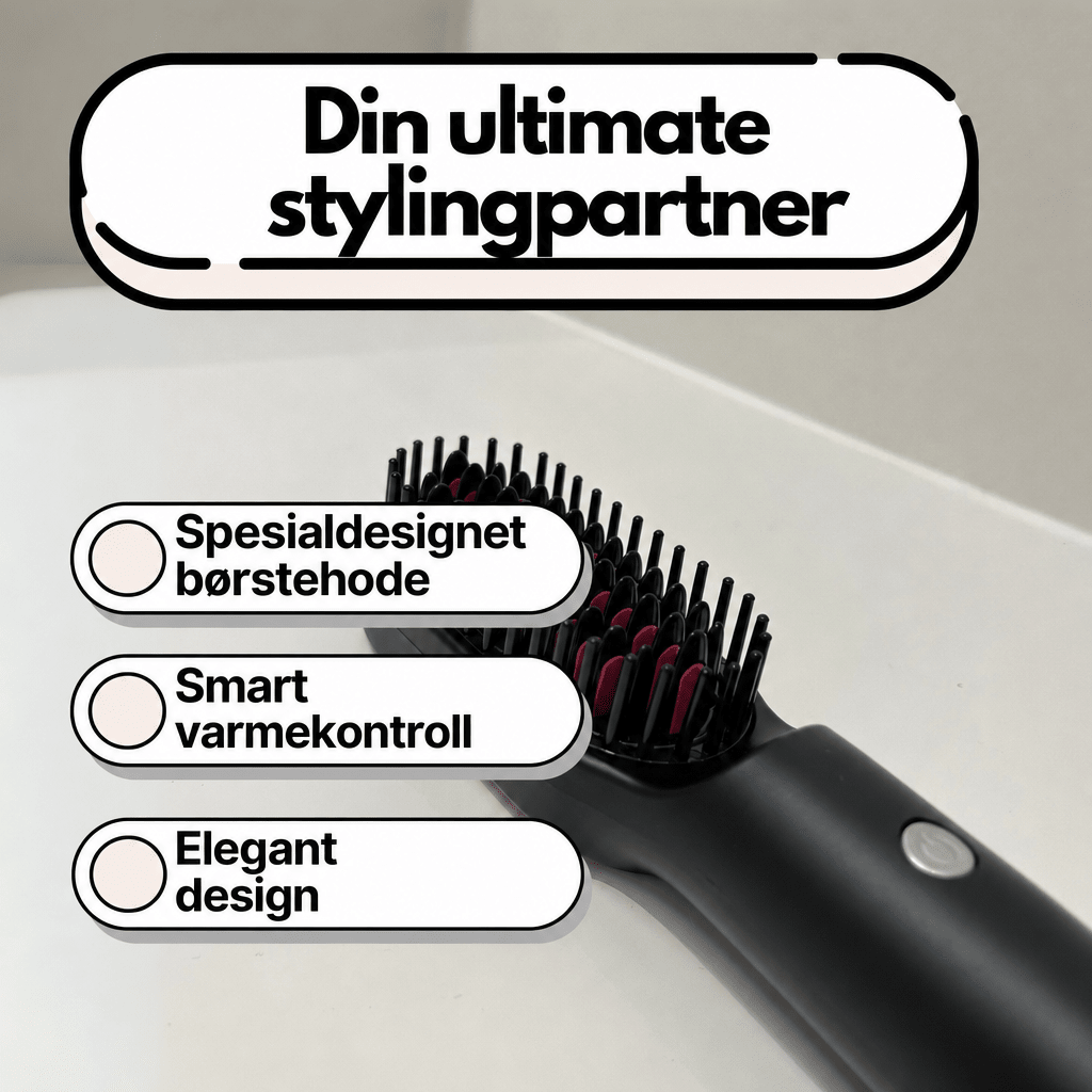 SmoothStyler Varmebørste for glatting - AVABeauty.no