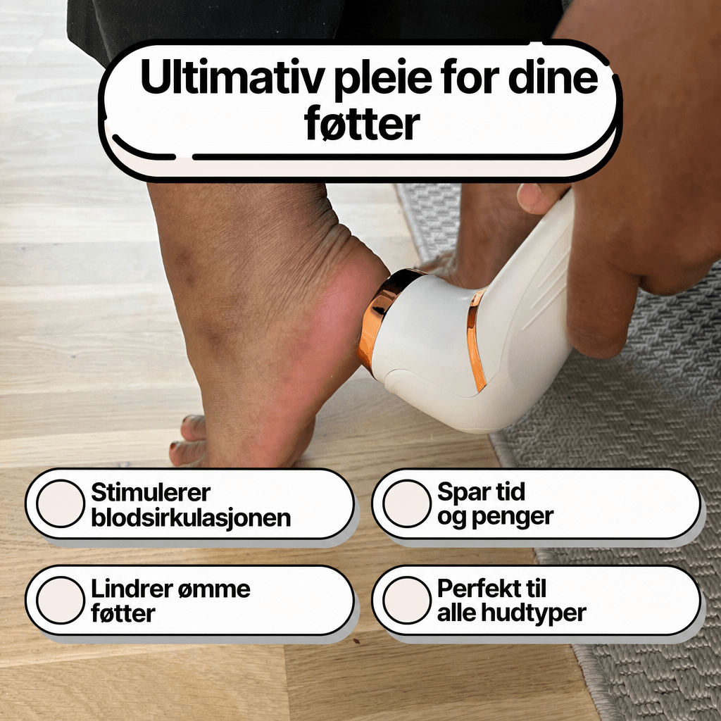SoleCare elektrisk callusfjerner for hard hud - AVABeauty.no