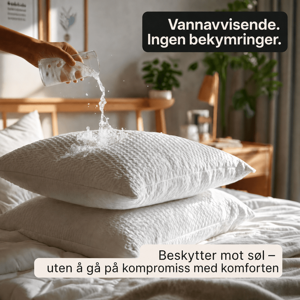 Svedabsorberende bomulls putetrekk - AVABeauty.no