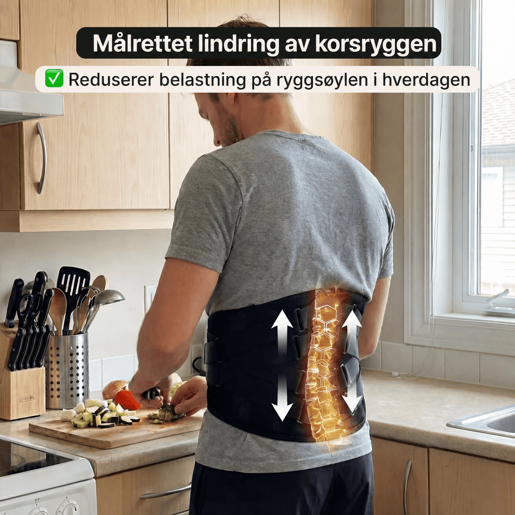 Taljestøtte – åndbart støttebelte for beskyttelse av lumbalvirvel, diskusprolaps, belte for menn og kvinner, midjeomkrets, magebelte, taljestøtte, sportspleie - AVABeauty.no
