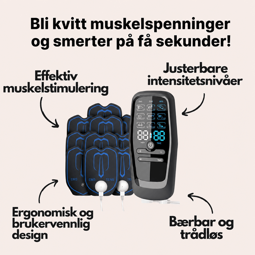 TENSRelief™ – Effektiv muskelstimulering og avslapning - AVABeauty.no