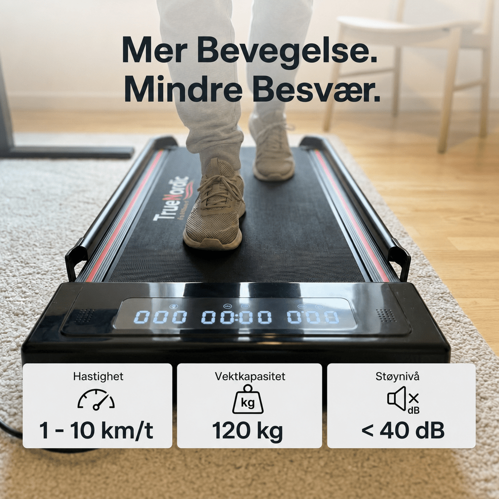 TrueNordic Luksus Tredemølle - AVABeauty.no