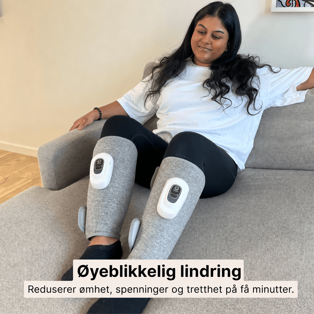 Trykkmassasje for ben og legger – Øker blodsirkulasjonen og lindrer ømhet - AVABeauty.no
