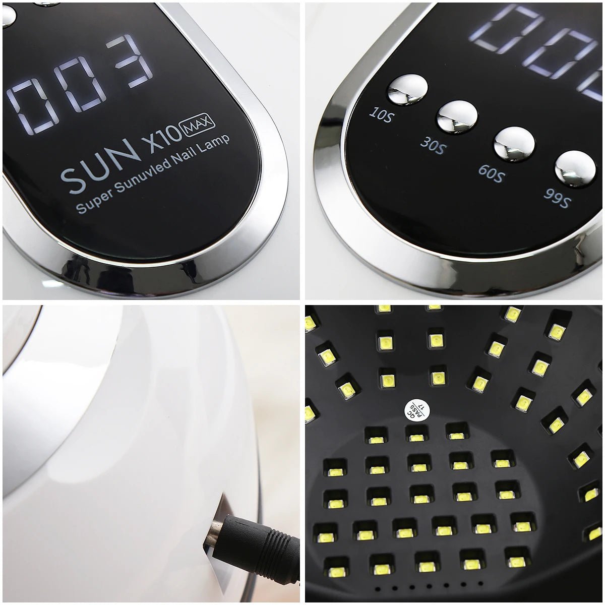 UV/LED - lampe Sun X10 Max (280W) - AVABeauty.no