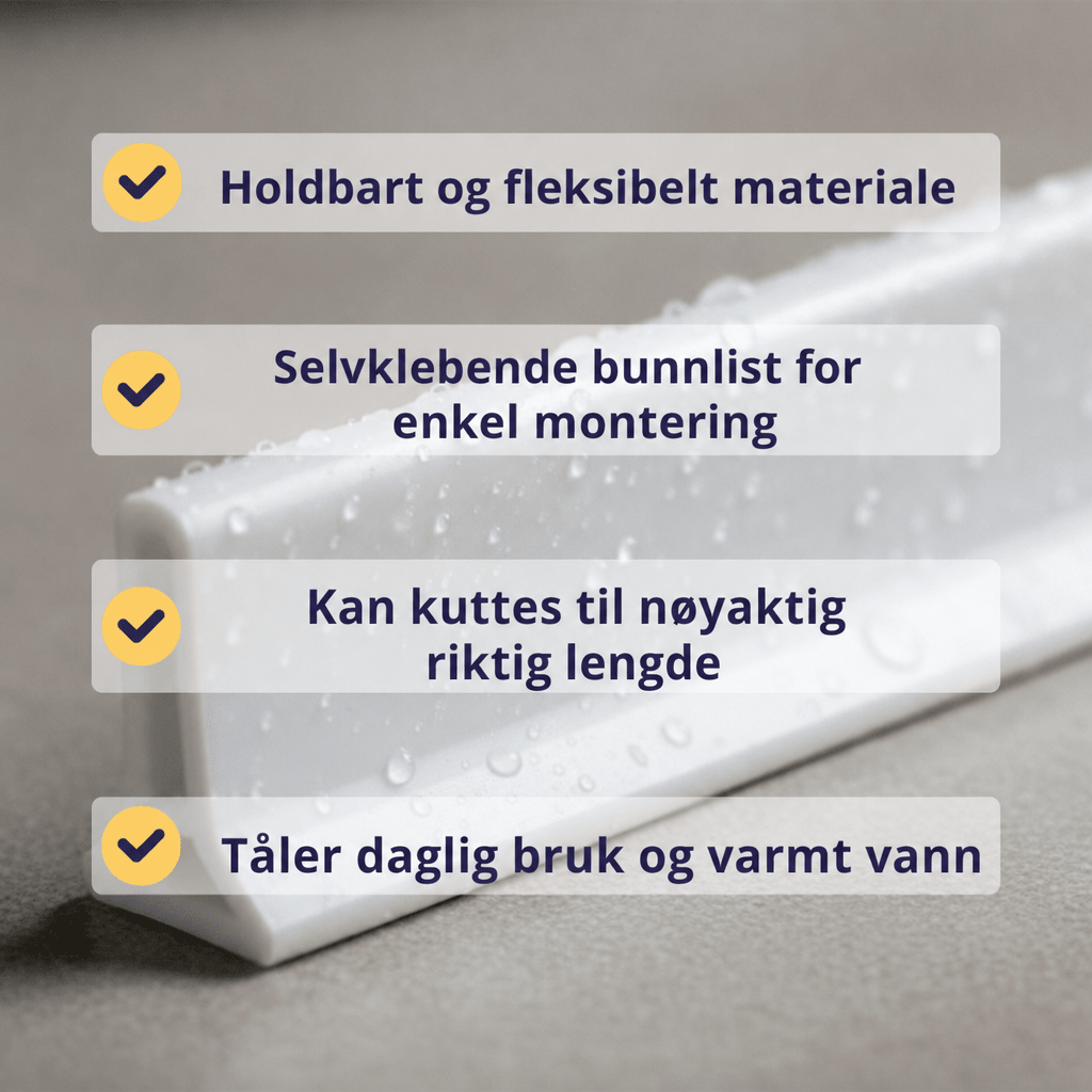 Vannstopper til baderom - AVABeauty.no